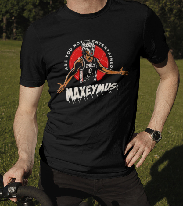 Maxeymus Are You Not Entertained Phly Basketball Gladiator T-Shirt
