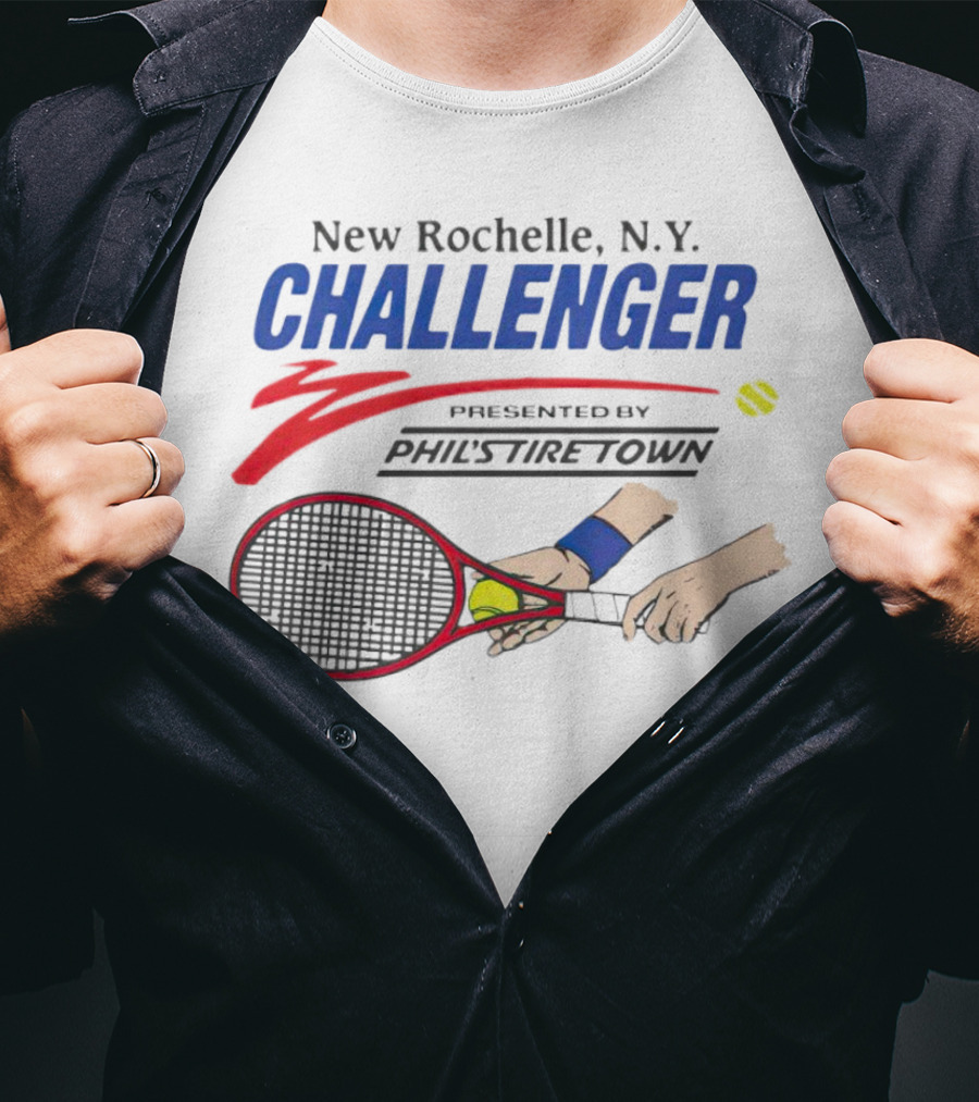 New Rochelle NY Challenger Tennis Tournament Presented By Philstiretown T-Shirt
