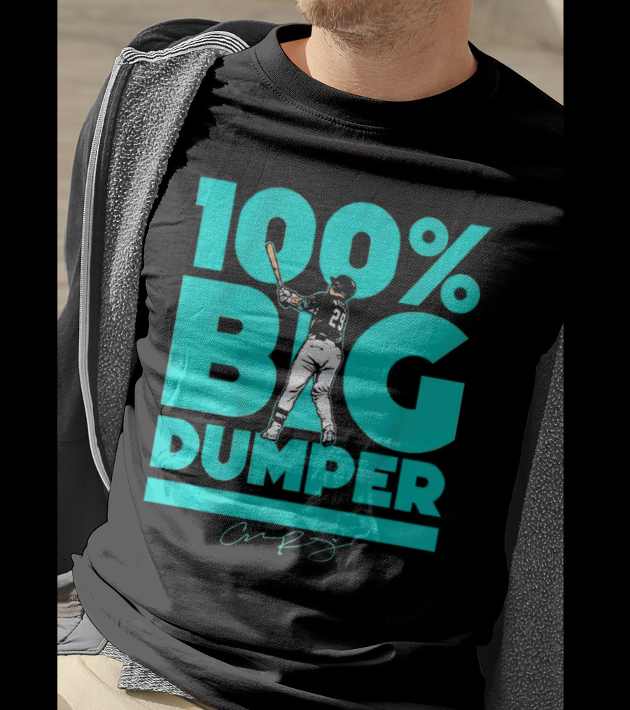 100% Big Dumper Player 29 Baseball Signature T-Shirt