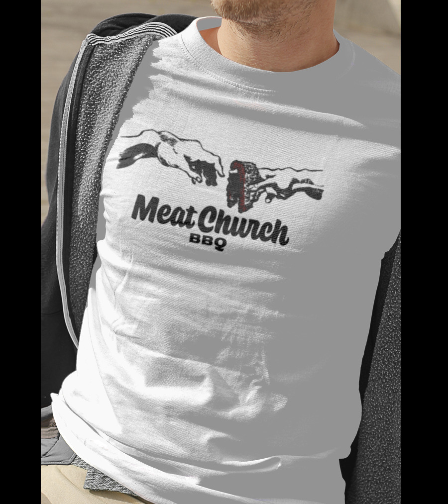 Meat Church BBQ Creation Hands Rib Iconic T-Shirt