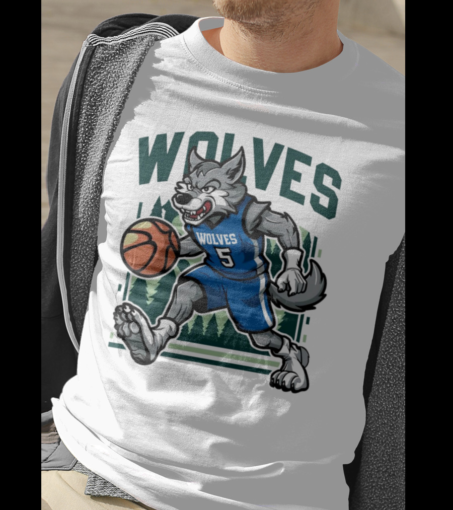Wolves Basketball Vintage Minnesota Timberwolves T-Shirt