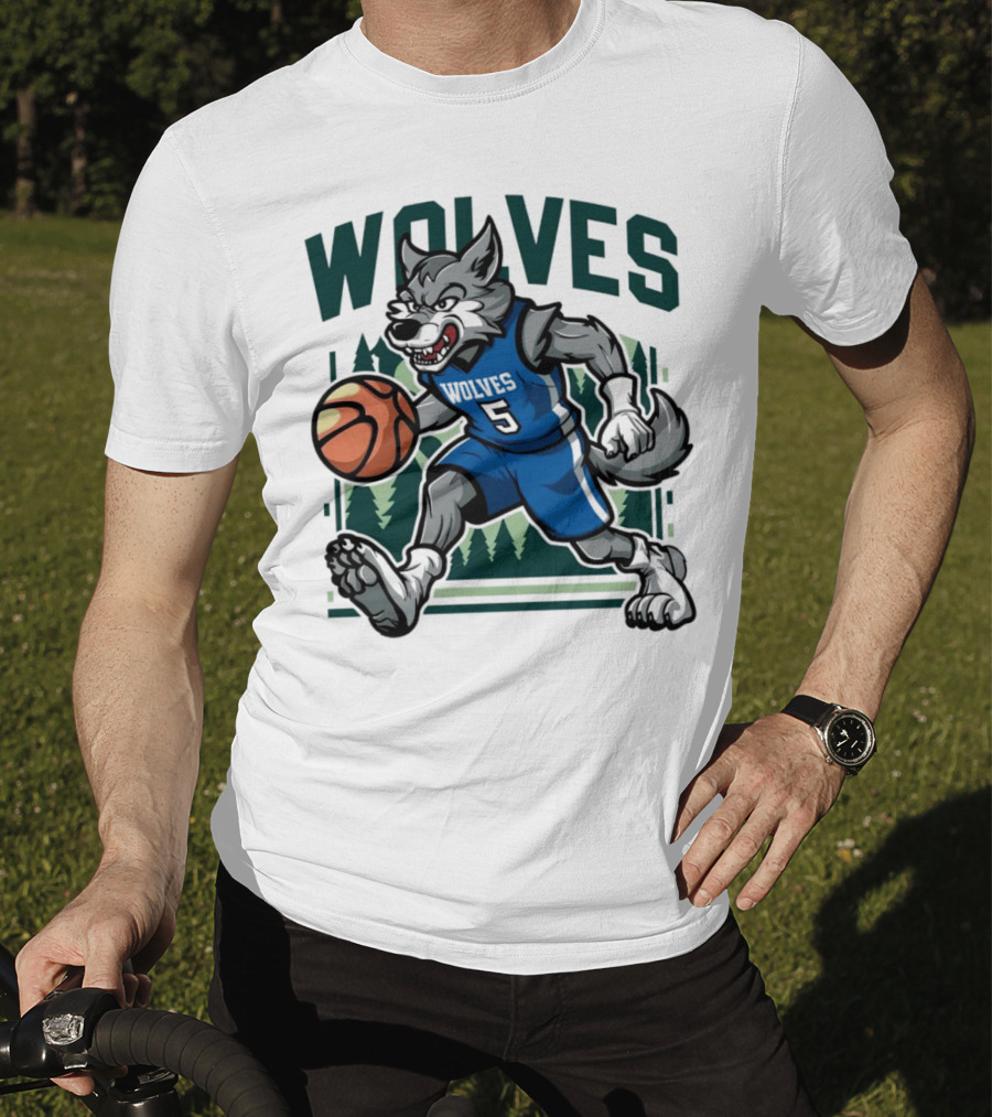 Wolves Basketball Vintage Minnesota Timberwolves T-Shirt