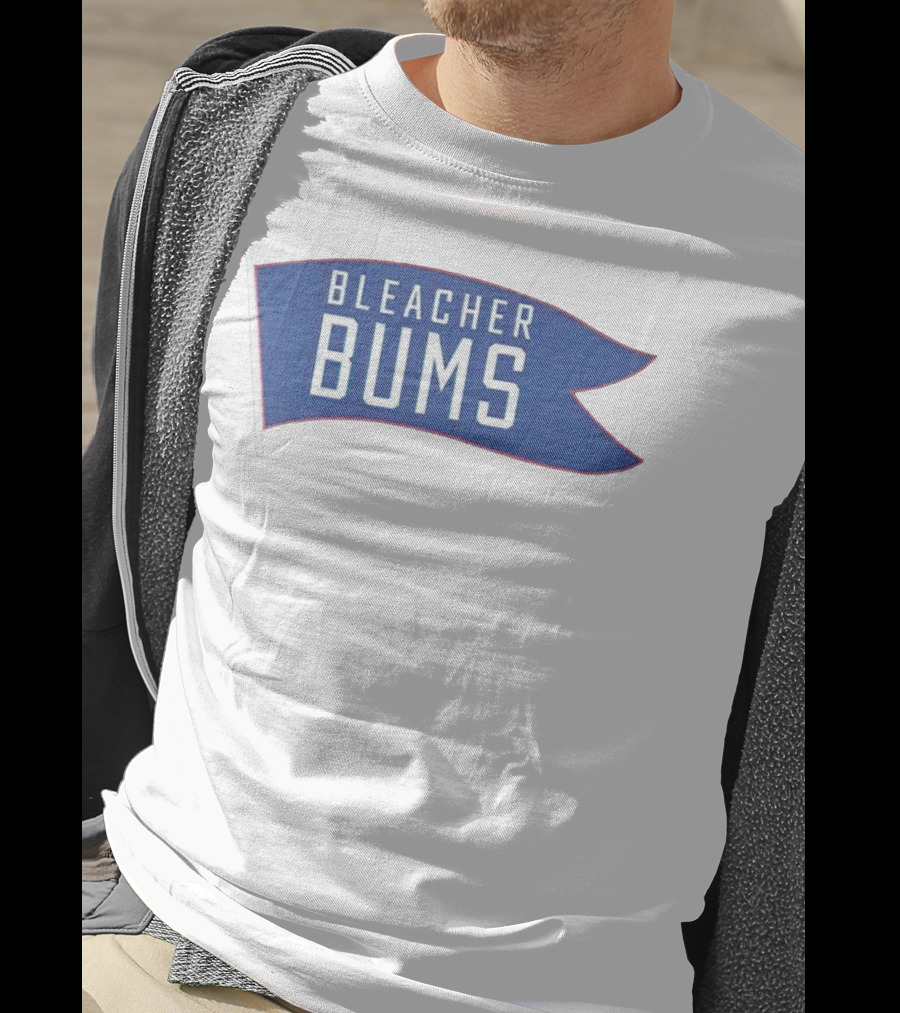 Bleacher Bums Blue Flag Banner T-Shirt