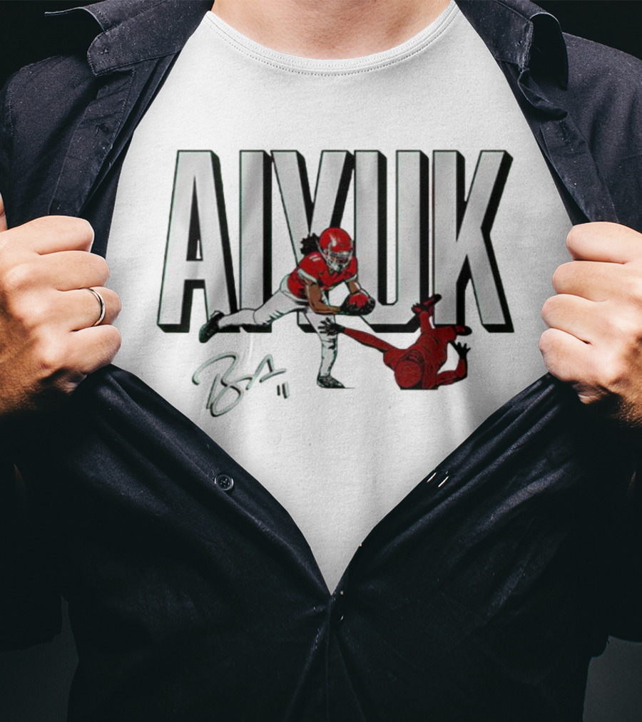 Brandon Aiyuk BA Iconic Football Moment T-Shirt
