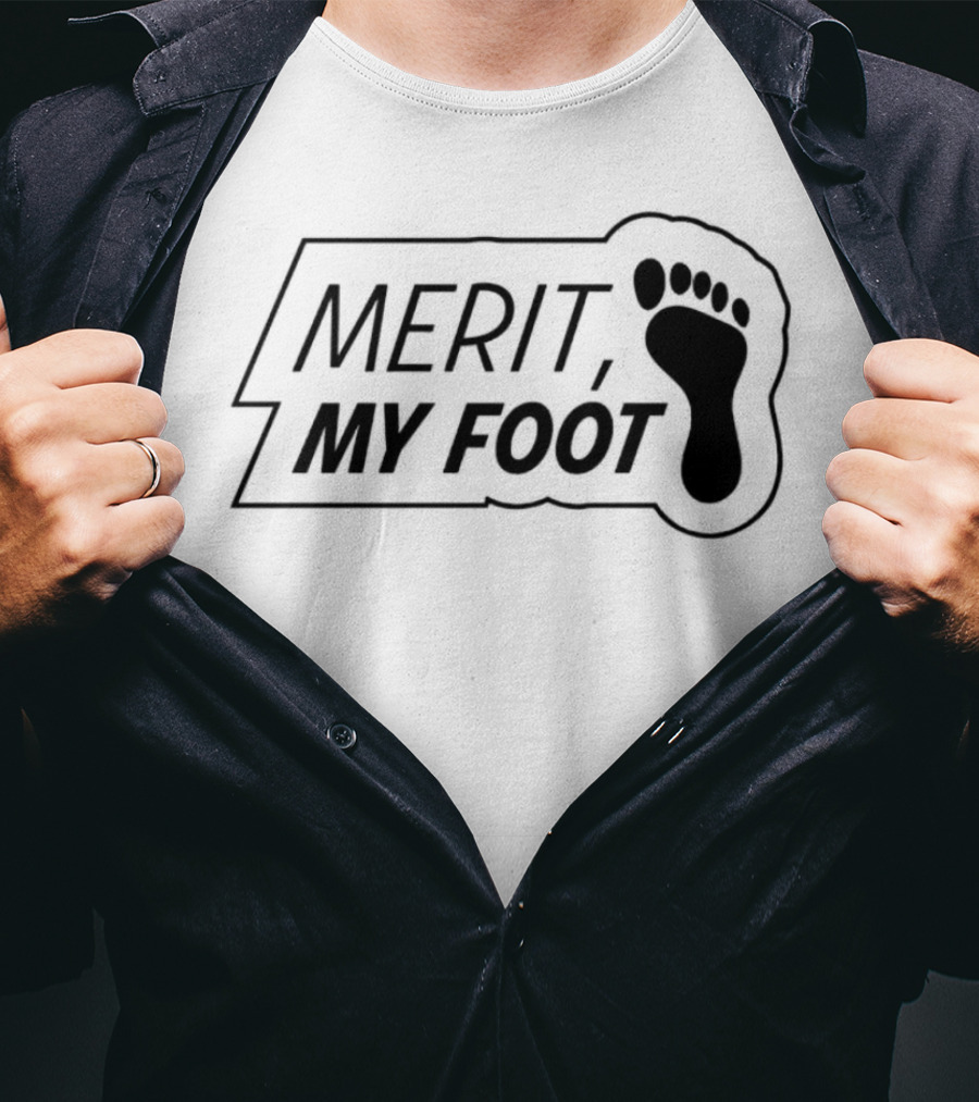 Merit My Foot Footprint T-Shirt