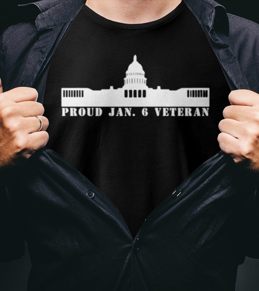Mindy Mf Robinson Proud Jan 6 Veteran Capitol Building T-Shirt