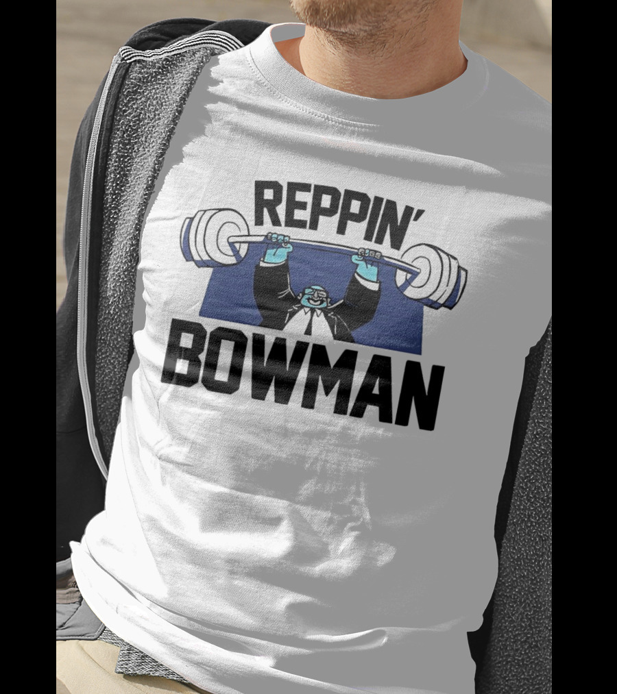 Reppin Bowman Fitness Lifting T-Shirt