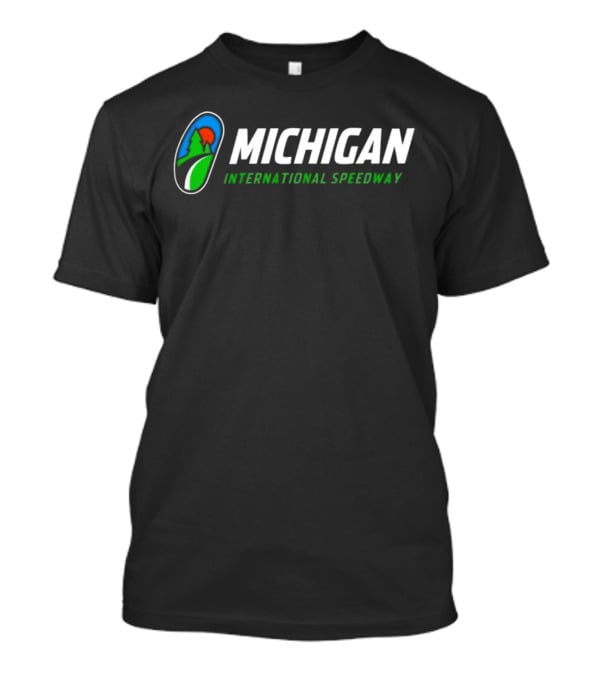 MICHIGAN INTERNATIONAL SPEEDWAY Logo Tree Landscape T-Shirt