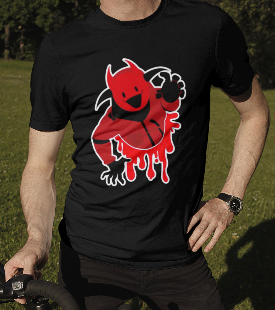 Reddsmess Get Over Here Fall Guy Devil Costume T-Shirt