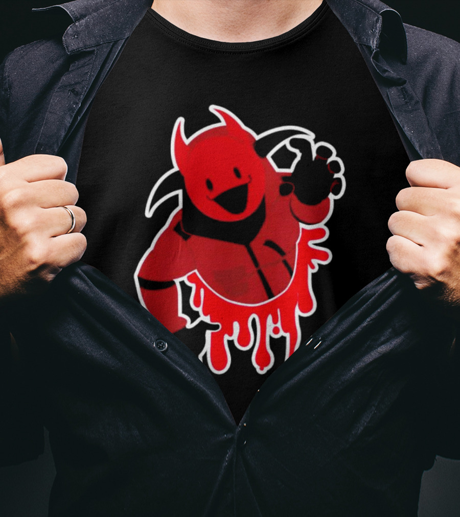Reddsmess Get Over Here Fall Guy Devil Costume T-Shirt