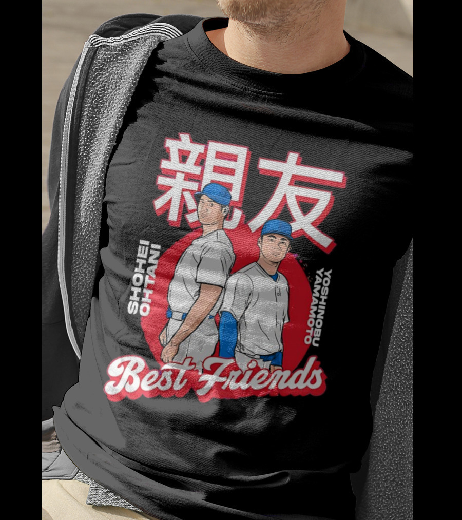 Shohei Ohtani Yoshinobu Yamamoto Best Friends Dodgers T-Shirt