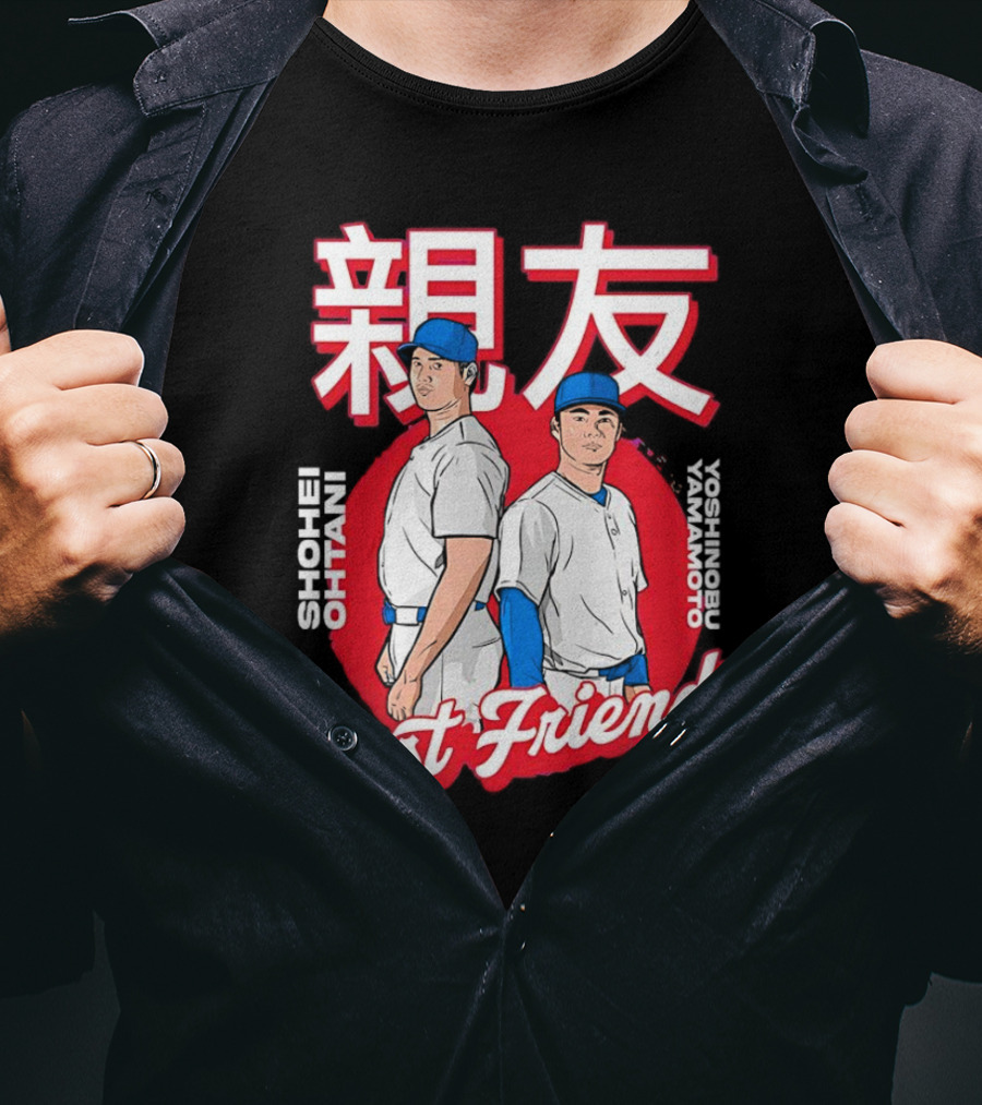 Shohei Ohtani Yoshinobu Yamamoto Best Friends Dodgers T-Shirt
