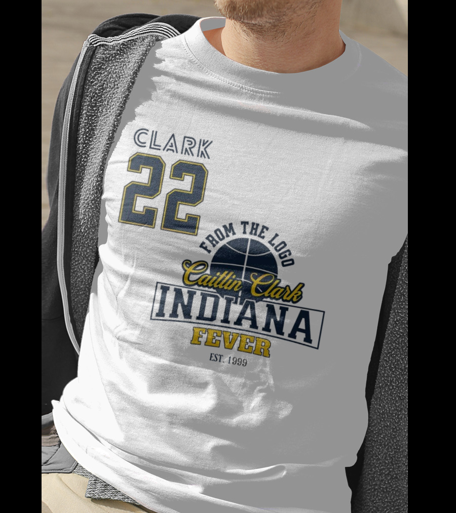 Clark 22 From The Logo Caitlin Clark Indiana Fever Est. 1999 Basketball T-Shirt