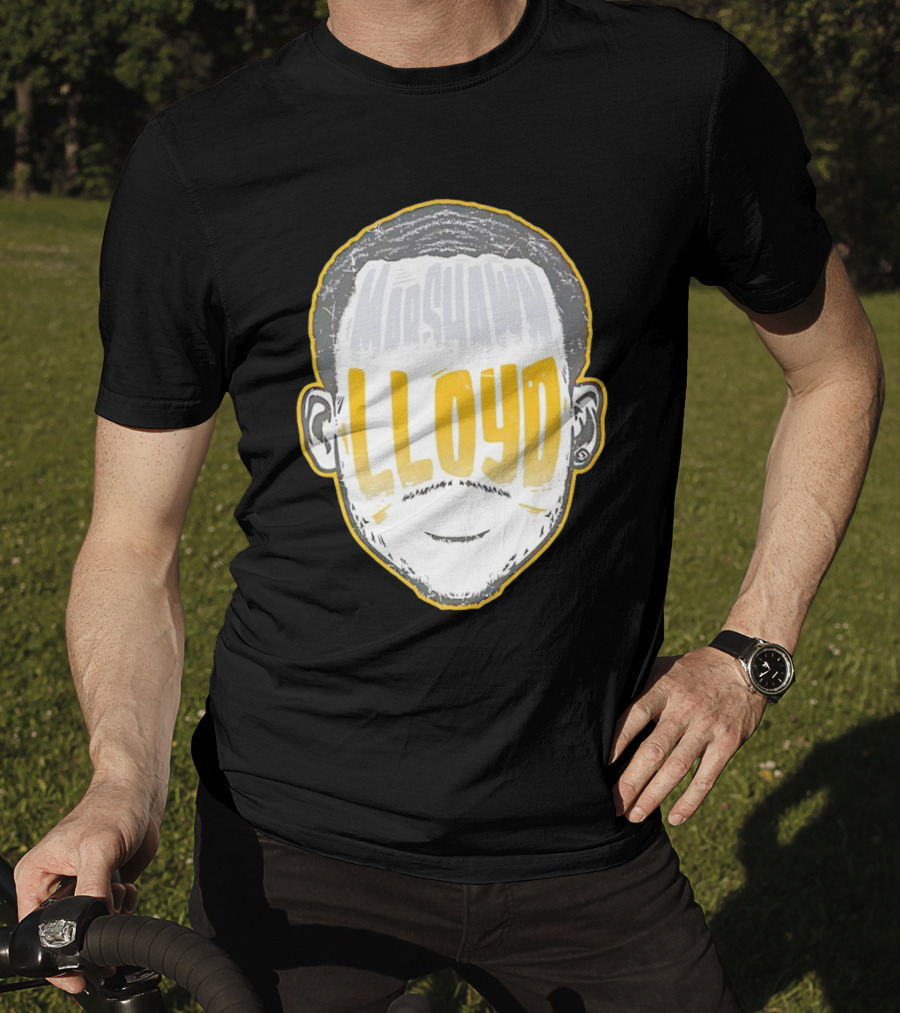 MarShawn Lloyd Face Illustration Football Packers Influence T-Shirt