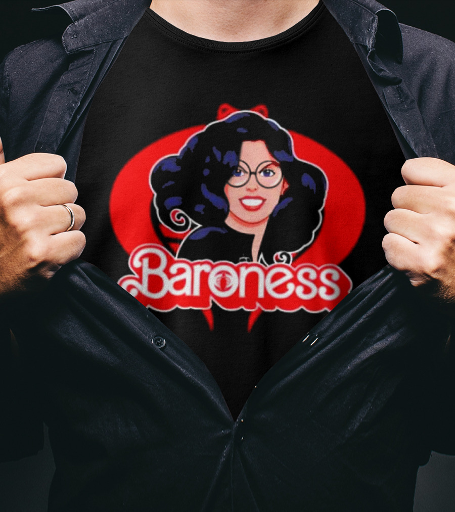 Baroness Cobra Femme Fatale Icon With Glasses T-Shirt