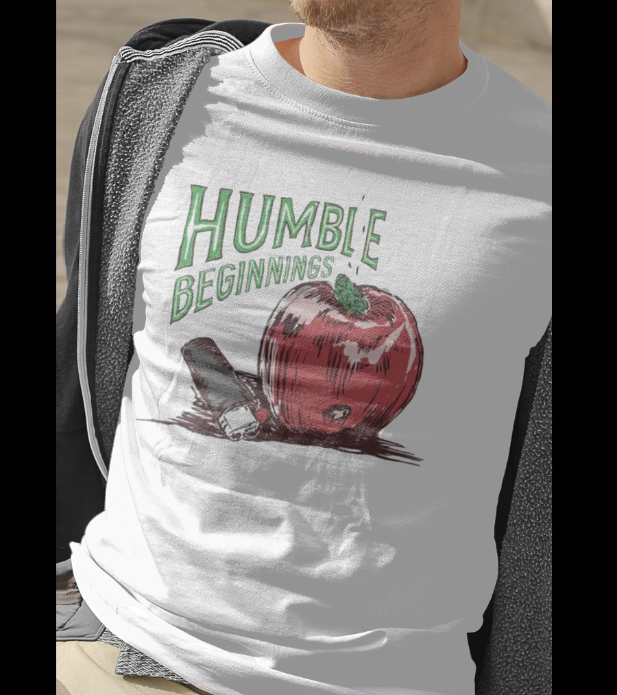 Humble Beginnings Apple With Pencil T-Shirt