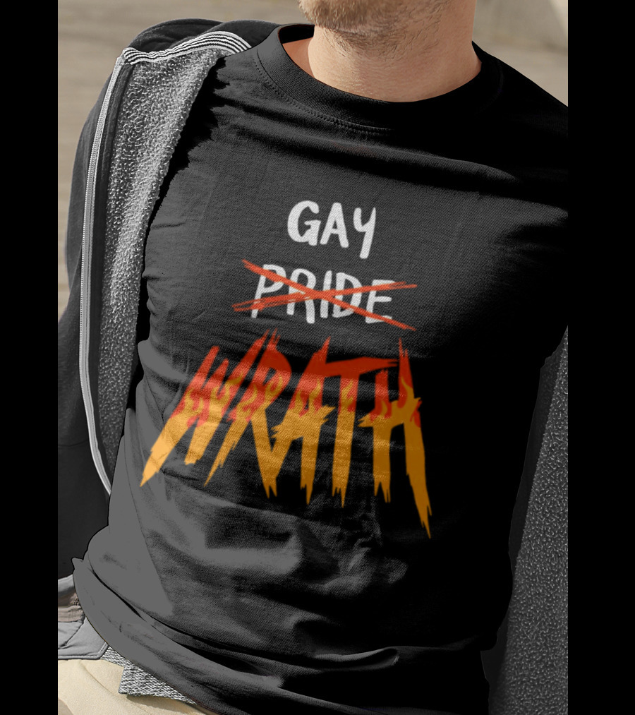 Mars Heyward Gay Pride Wrath T-Shirt
