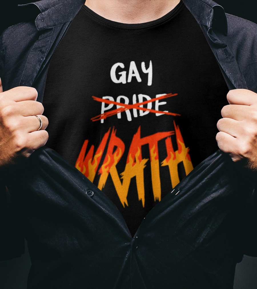 Mars Heyward Gay Pride Wrath T-Shirt