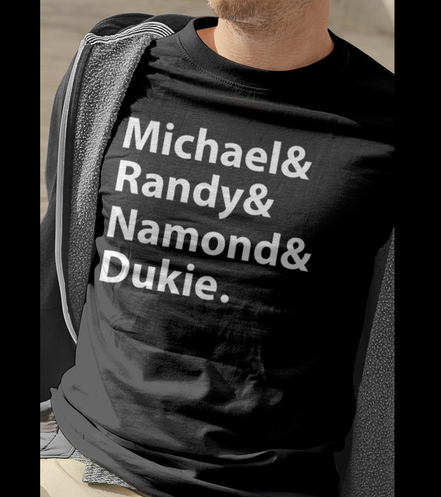 Michael Randy Namond Dukie The Wire Character List T-Shirt