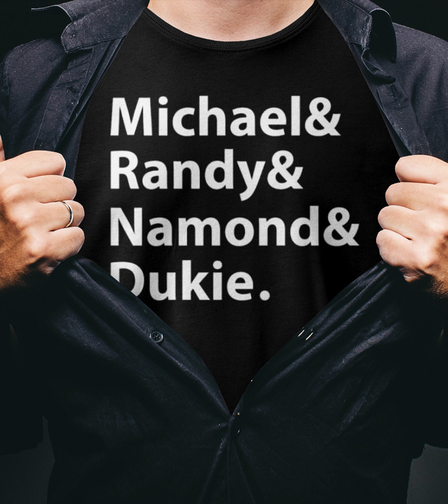 Michael Randy Namond Dukie The Wire Character List T-Shirt