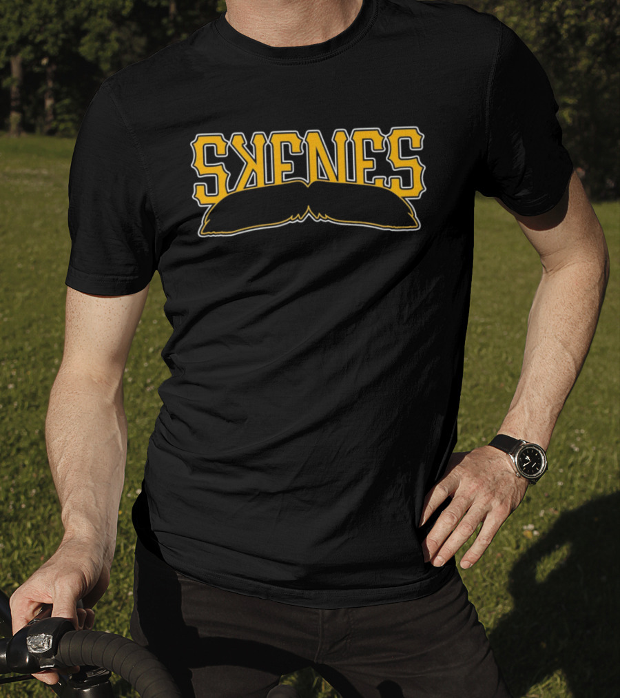 SKNES Pittsburgh Pirates Mustache Icon Baseball T-Shirt