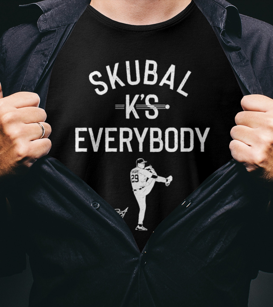 Skubal K's Everybody Number 29 Pitcher Stance T-Shirt