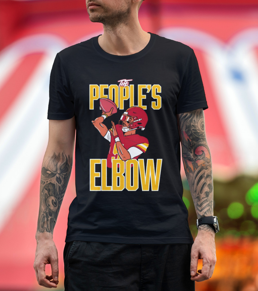 The People’s Elbow Washington Commanders Football Player Quarterback T-Shirt