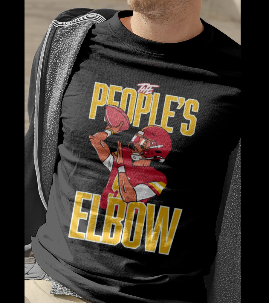 The People’s Elbow Washington Commanders Football Player Quarterback T-Shirt