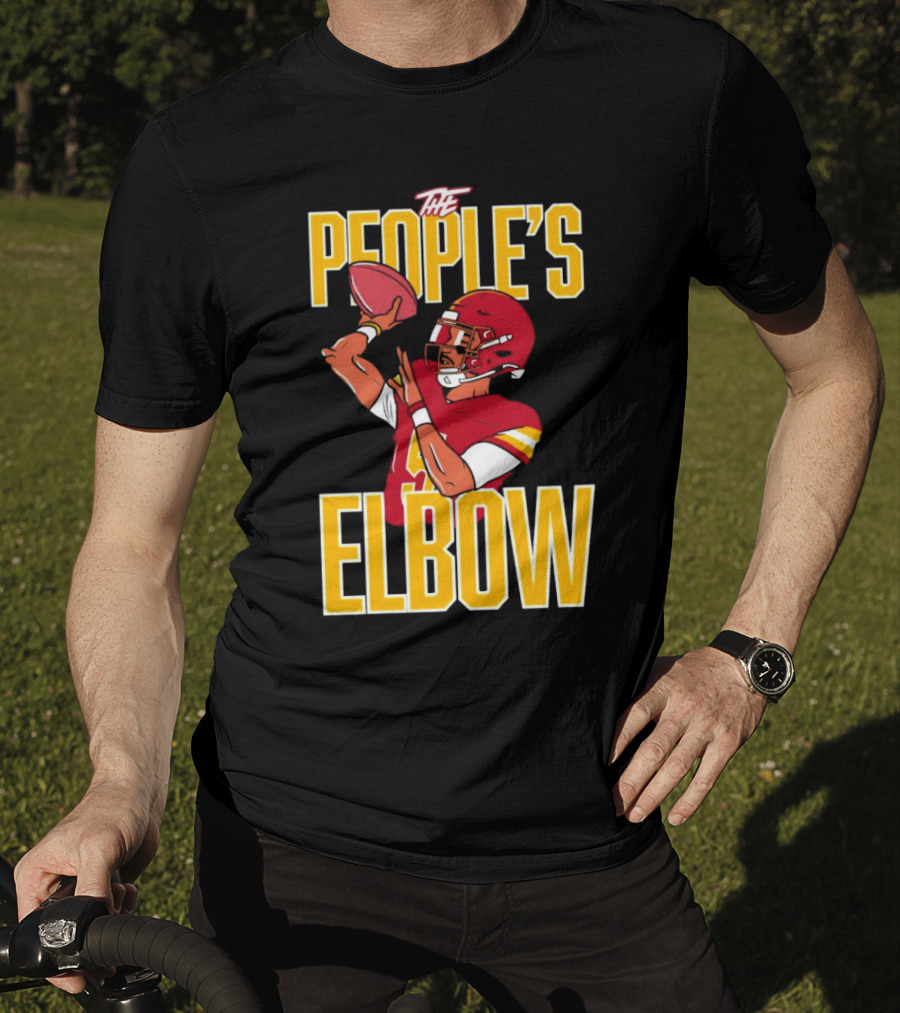 The People’s Elbow Washington Commanders Football Player Quarterback T-Shirt