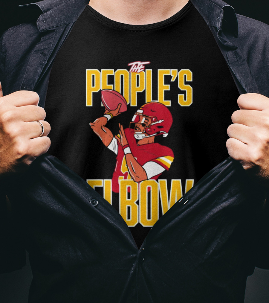 The People’s Elbow Washington Commanders Football Player Quarterback T-Shirt