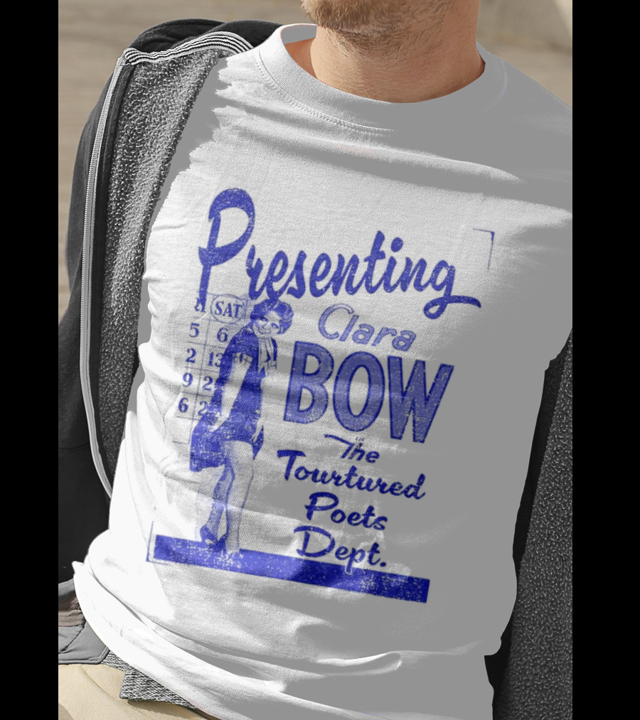 Presenting Clara Bow The Tortured Poets Dept T-Shirt