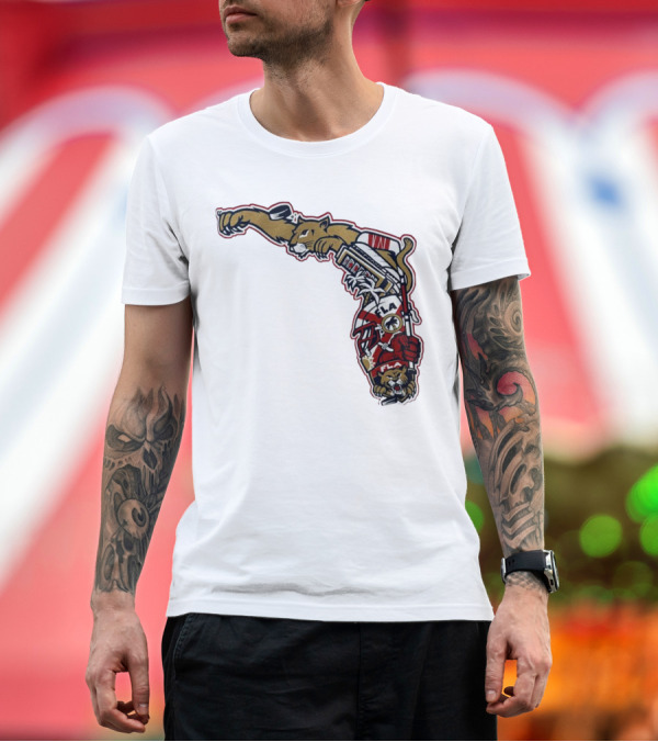 Premium T-Shirt: Florida Panthers Let's Hunt State Hockey T-Shirt Florida Panthers Let's Hunt State Hockey T-Shirt