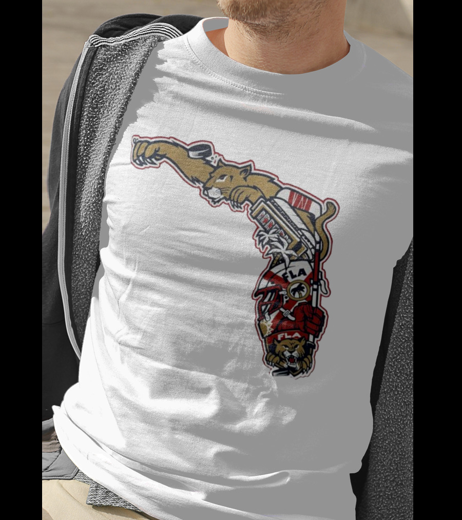 Florida Panthers Let's Hunt State Hockey T-Shirt