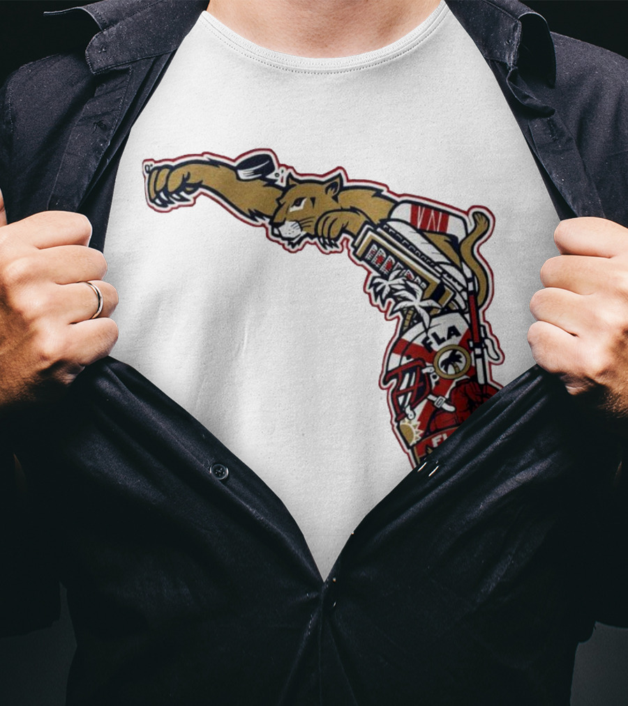 Florida Panthers Let's Hunt State Hockey T-Shirt