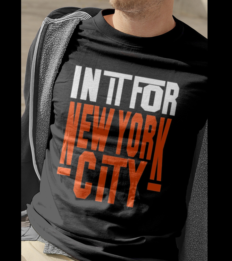 IN It For New York City Basketball Fans' Team Spirit T-Shirt