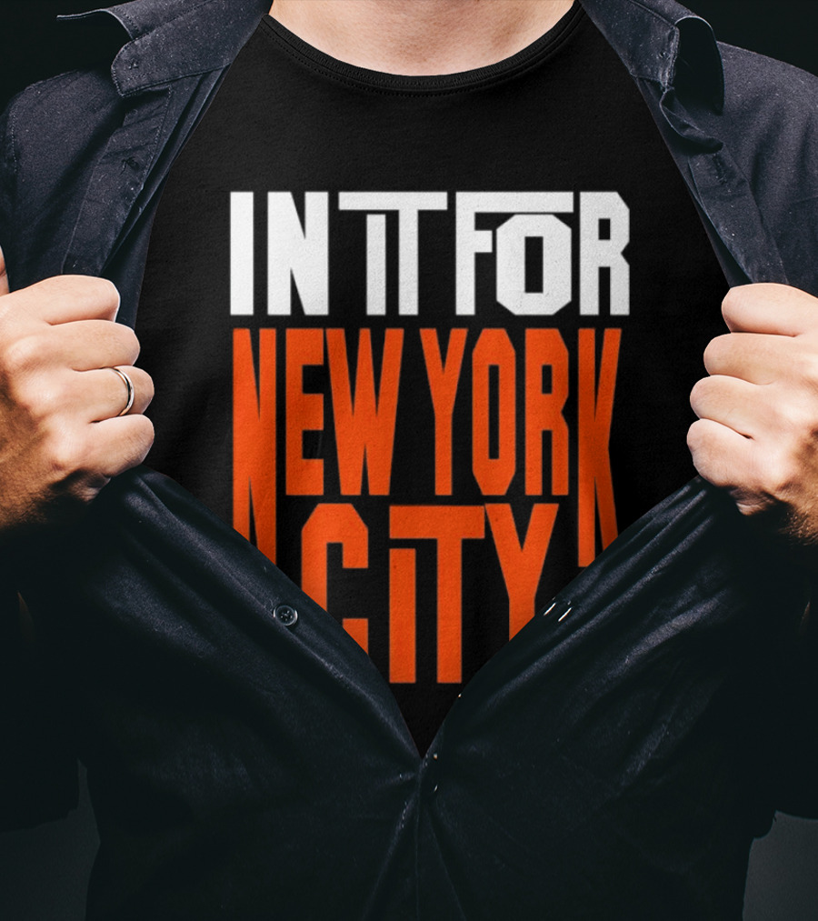 IN It For New York City Basketball Fans' Team Spirit T-Shirt