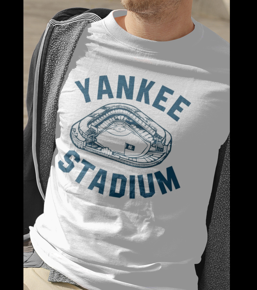 Yankee Stadium Baseball Illustration Yankees T-Shirt