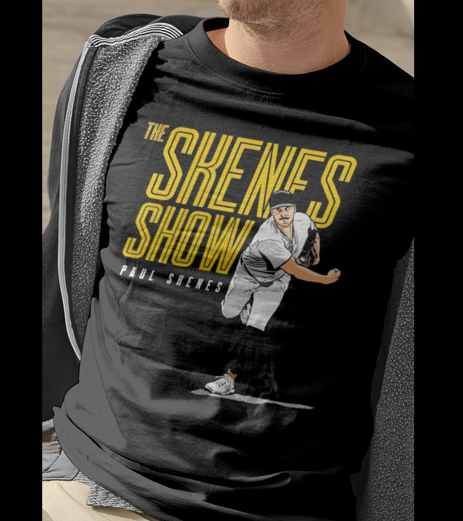 The Skenes Show Paul Skenes Pittsburgh Pirates Pitching Action T-Shirt