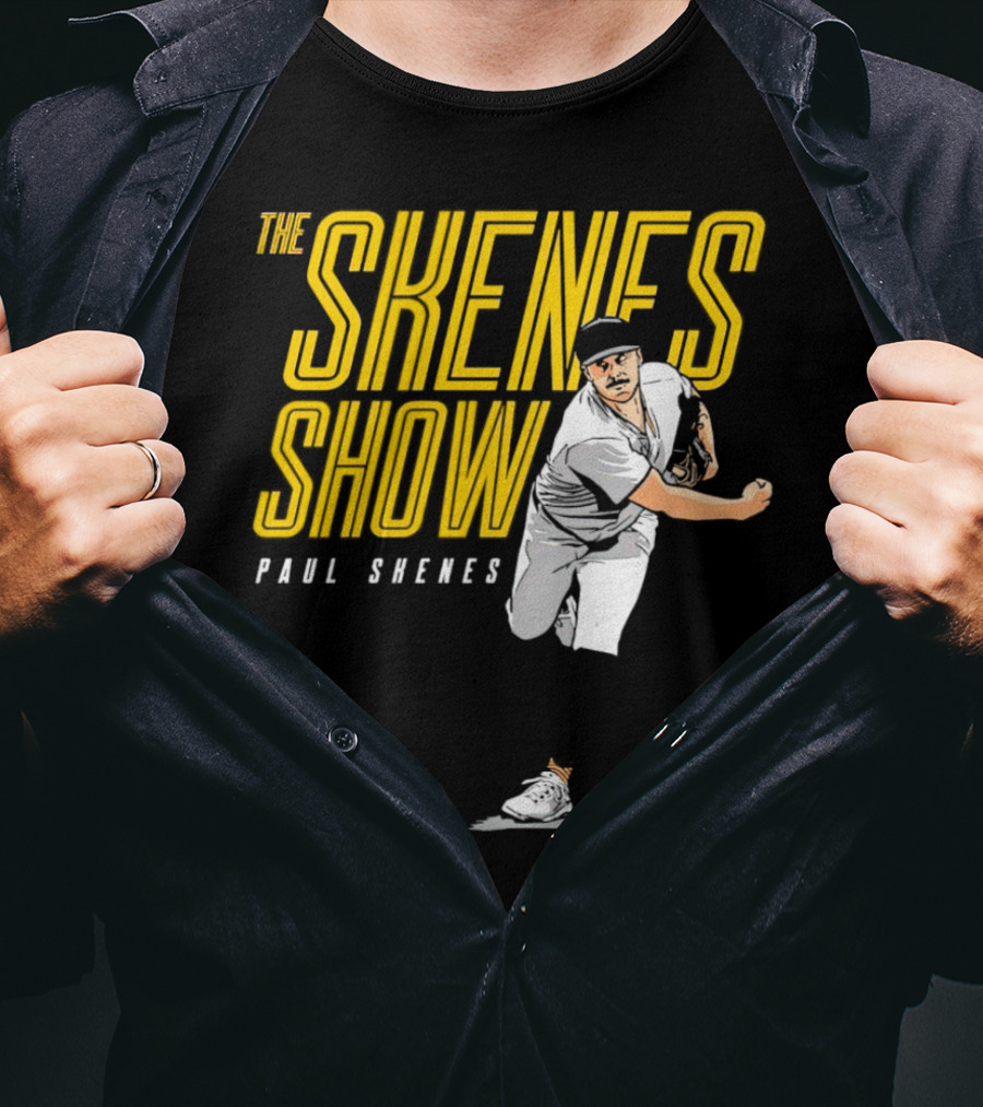 The Skenes Show Paul Skenes Pittsburgh Pirates Pitching Action T-Shirt