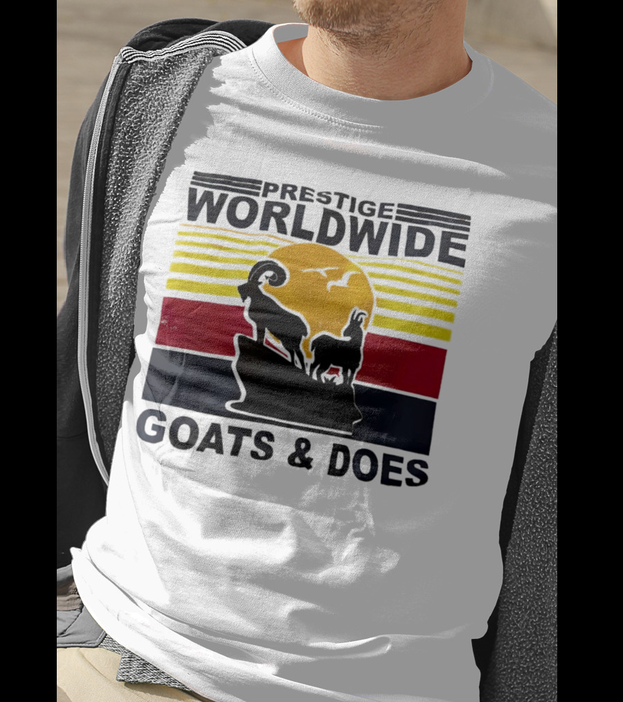 Prestige Worldwide Goats And Does Vintage Sunset T-Shirt