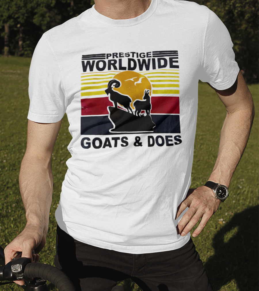 Prestige Worldwide Goats And Does Vintage Sunset T-Shirt