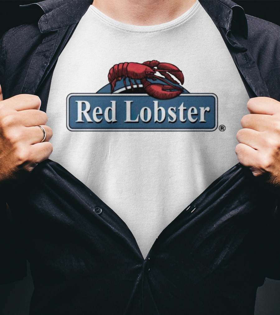 Red Lobster Seafood Restaurant Logo Emblem T-Shirt