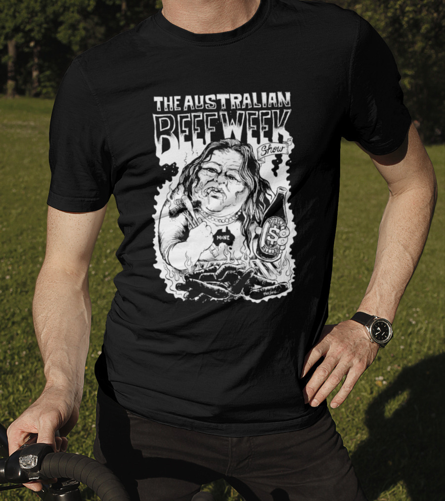The Australian Beefweek Show Mine Beer And Sausages T-Shirt