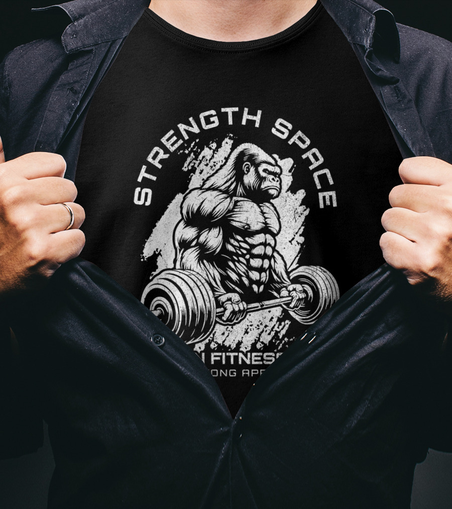 Strength Space Fusion Fitness Hub Iron Kong T-Shirt