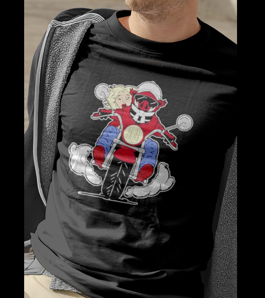 Arkansas Razorbacks Motorcycle Riding Hogs T-Shirt