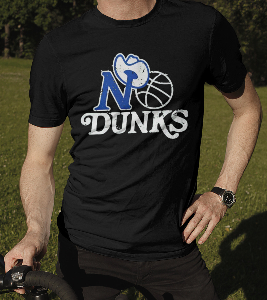 Dallas Mavericks No Dunks Cowboy Basketball T-Shirt