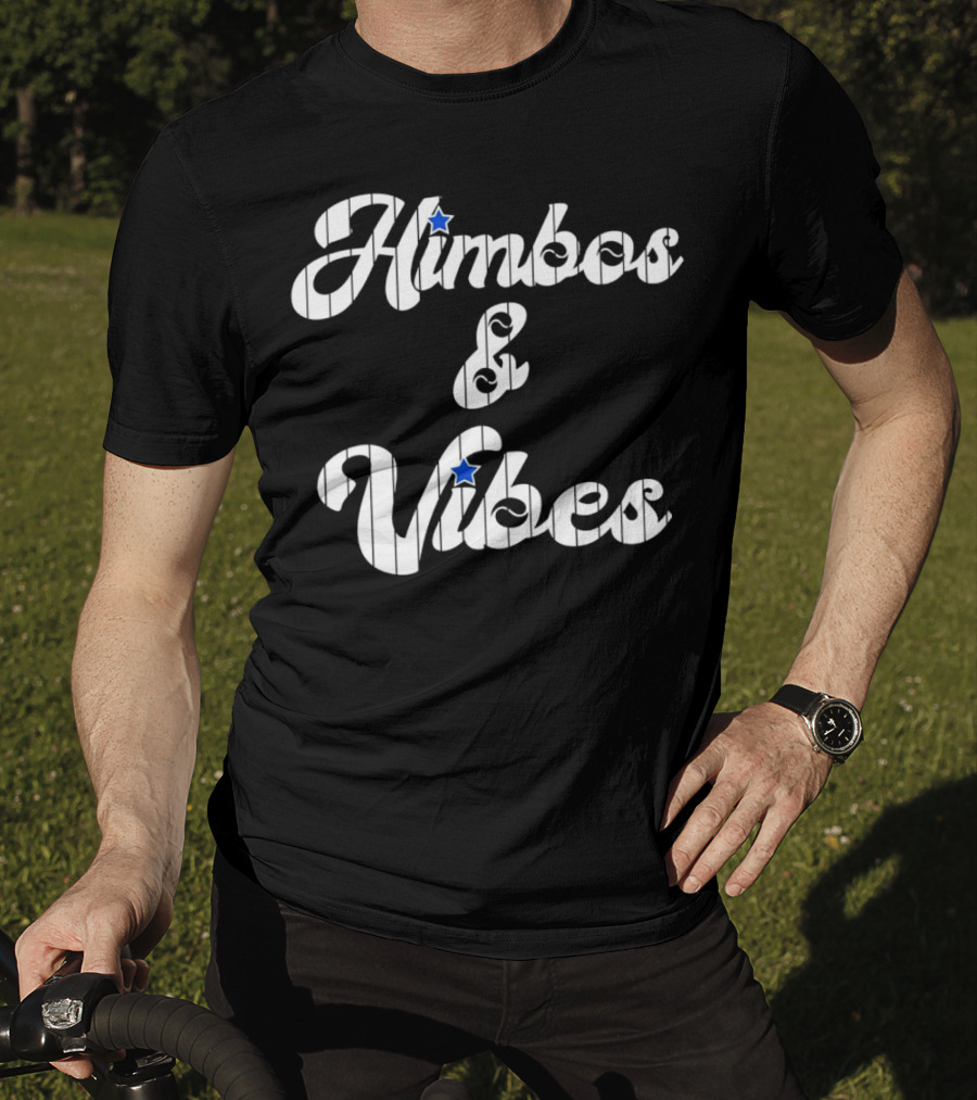 Himbos And Vibes Baseball Philadelphia Pinstripe Style With Stars T-Shirt