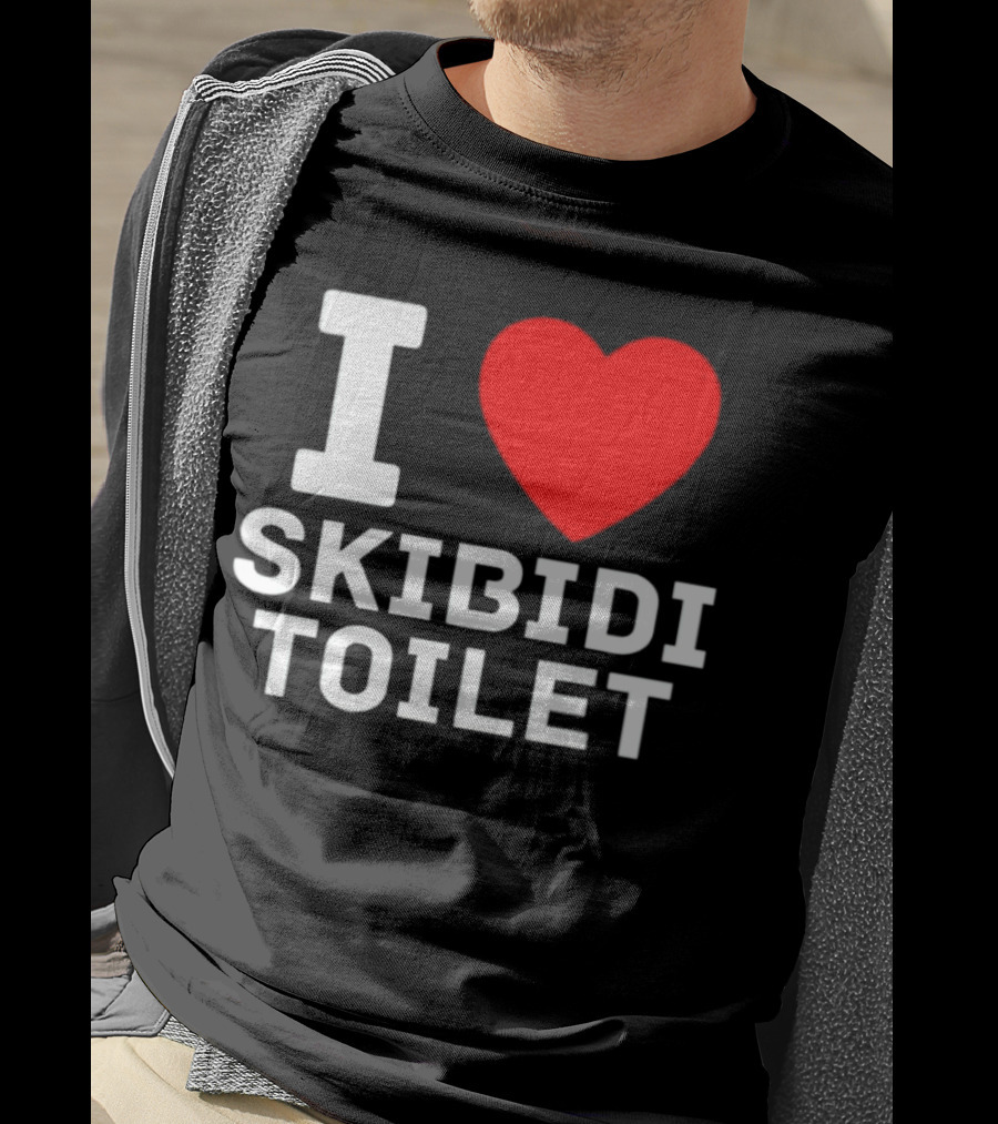 I Love Skibidi Toilet T-Shirt