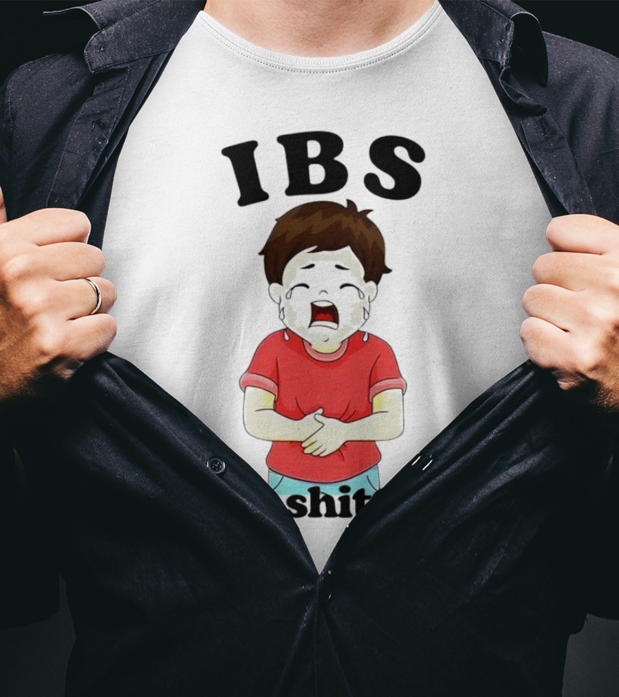IBS I Be Shittin’ Kid Holding Stomach T-Shirt