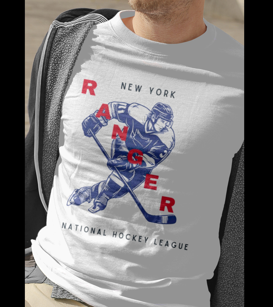 New York Ranger National Hockey League Vintage Player T-Shirt